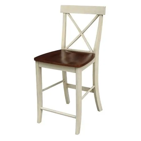 International Concepts International Concepts S12-6132 X-Back Counter Height Stool 24 — product photo
