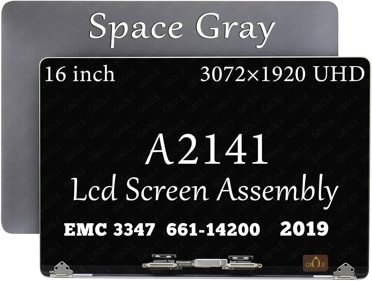 NUOLAISUN NUOLAISUN A2141 Screen Replacement for MacBook Pro Retina EMC 3347 661-14200 2019 Space Grey — product photo