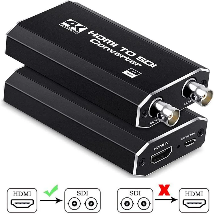 AUBEAMTO AUBEAMTO 4K 60Hz HDMI to SDI Converter with SDI Loop Out audio video converter — product photo