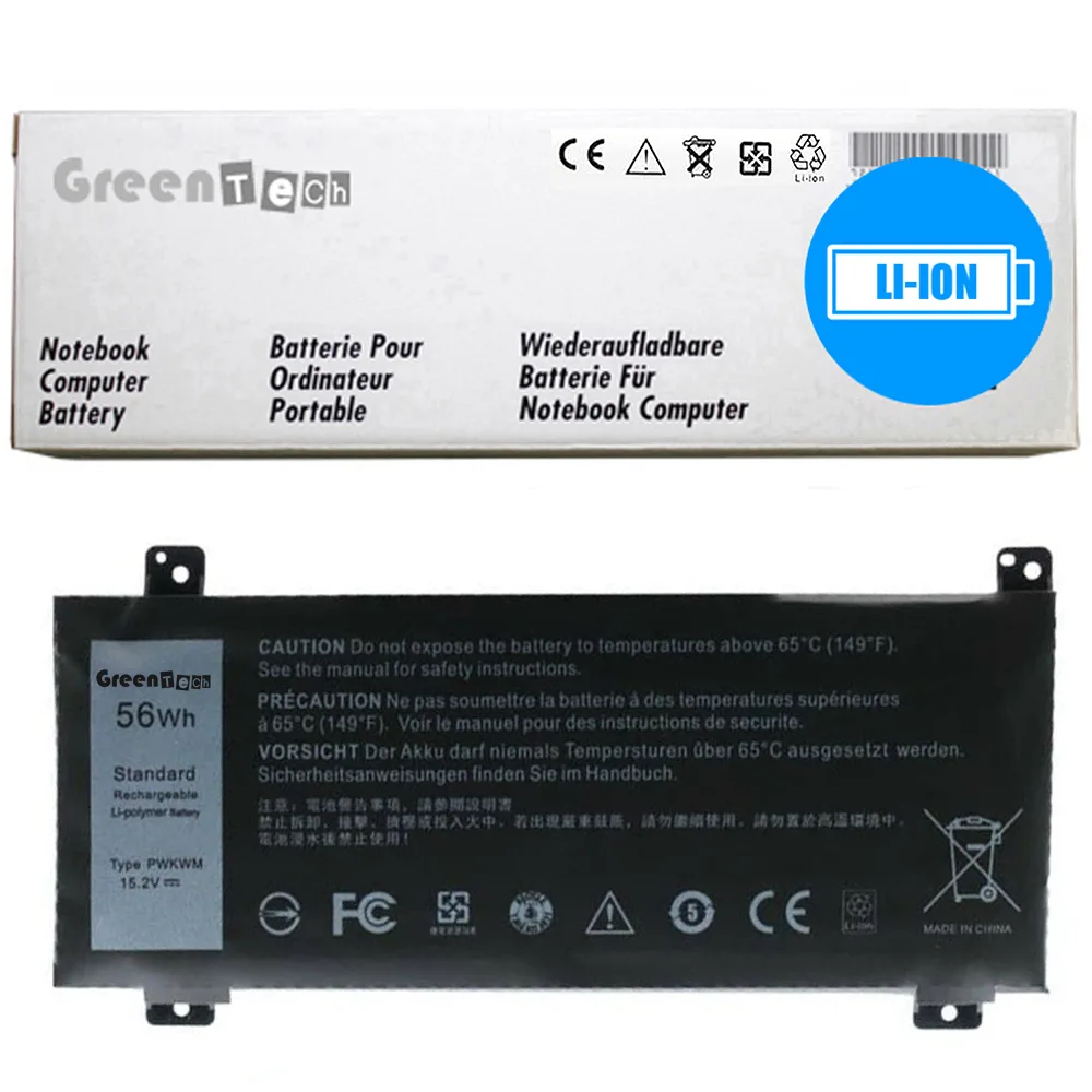 NShi NShi 15.2V 56WHR 3684mAh 4-cell laptop battery for Dell Inspiron 14 7446 7467 — product photo