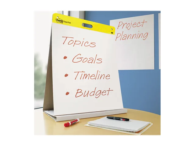 Post-it Post-it 563R Self-Stick Tabletop Easel Pad 20 x 23 White 20 Sheets — product photo