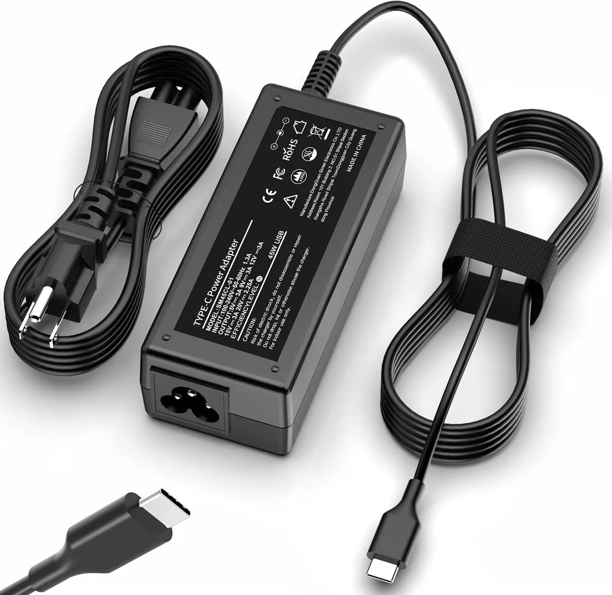 FLEANE FLEANE 45W USB-C Charger for HP Chromebook X360 11 12 13 Series — product photo