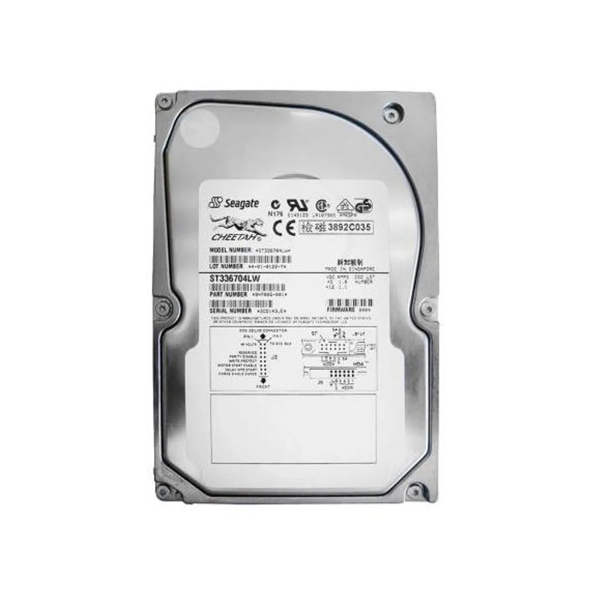 Seagate Seagate ST336704LWProduct Cheetah 36LP 36.7 GB 10000 RPM 3.5" internal hard drive — product photo