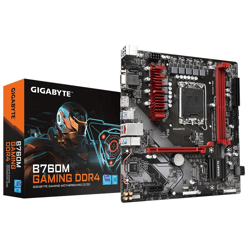 GIGABYTE GIGABYTE B760M GAMING DDR4 motherboard — product photo