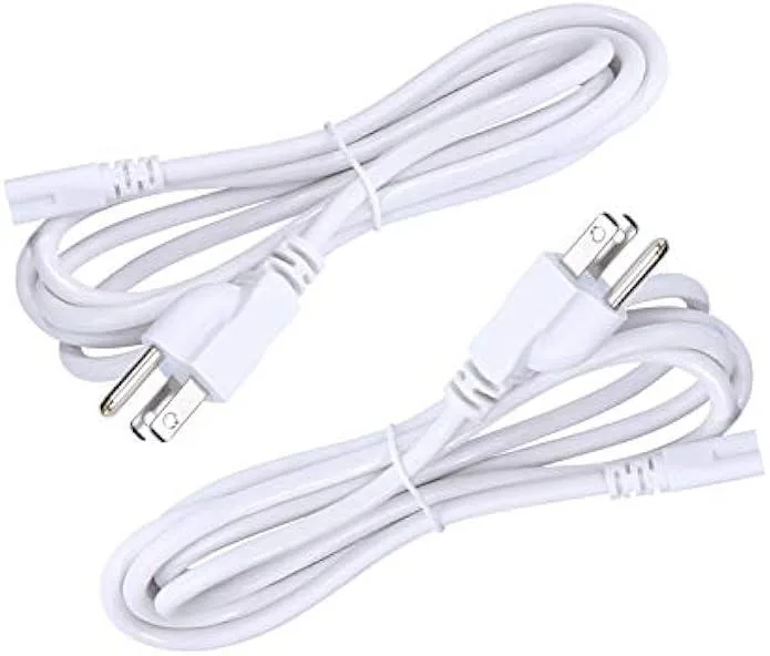 TAURKENAM TAURKENAM 4ft US 3-Prong Power Cable 5-Pack power adapter — product photo
