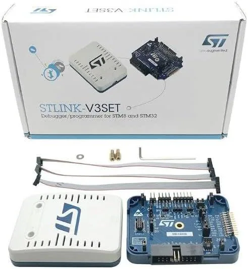 Compact modular debugger with micro-B USB and flat cables
