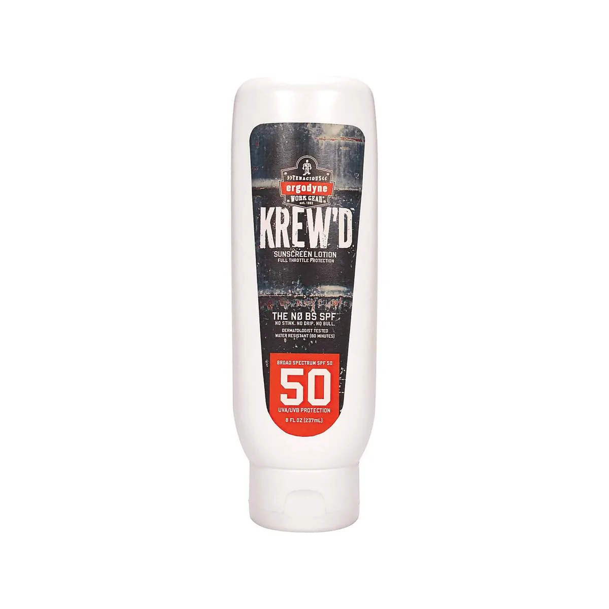Ergodyne Ergodyne 16631 KREW'D SPF 50 Sunscreen Lotion 8 oz skin care — product photo