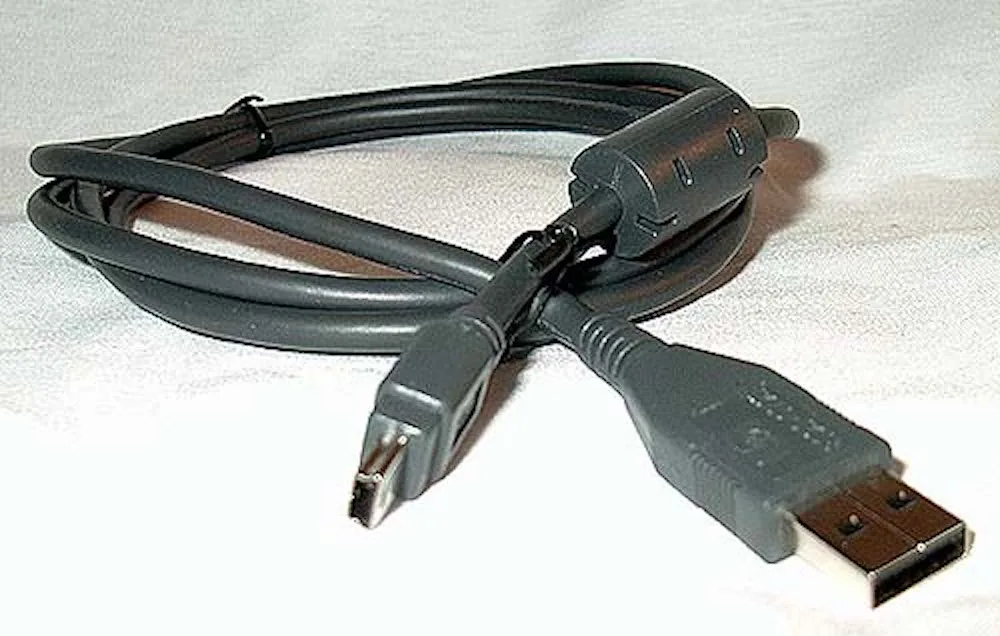 HP HP USB Cable For Digital Camera 4.60 ft Type A to Mini B Multi-Color — product photo