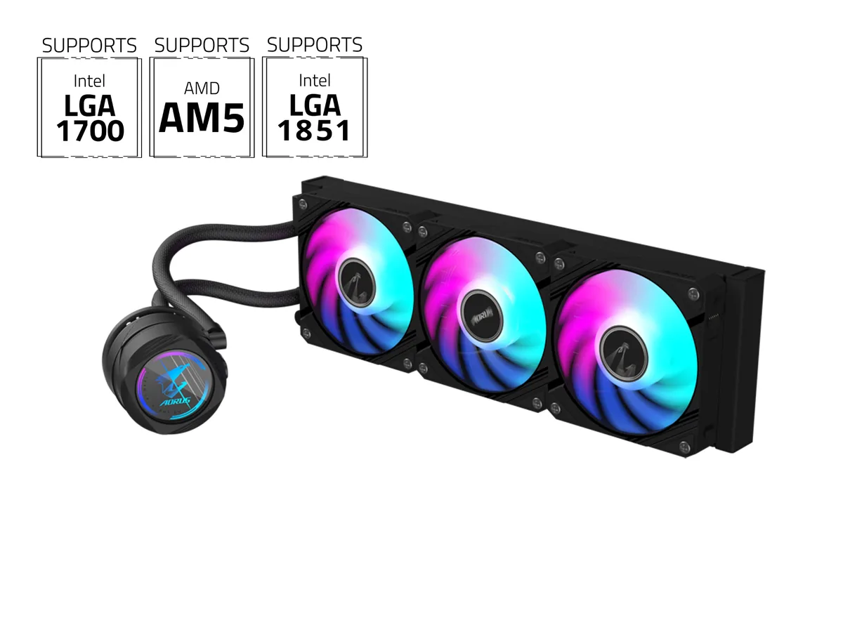 GIGABYTE GIGABYTE AORUS WATERFORCE II 360 liquid cooler — product photo