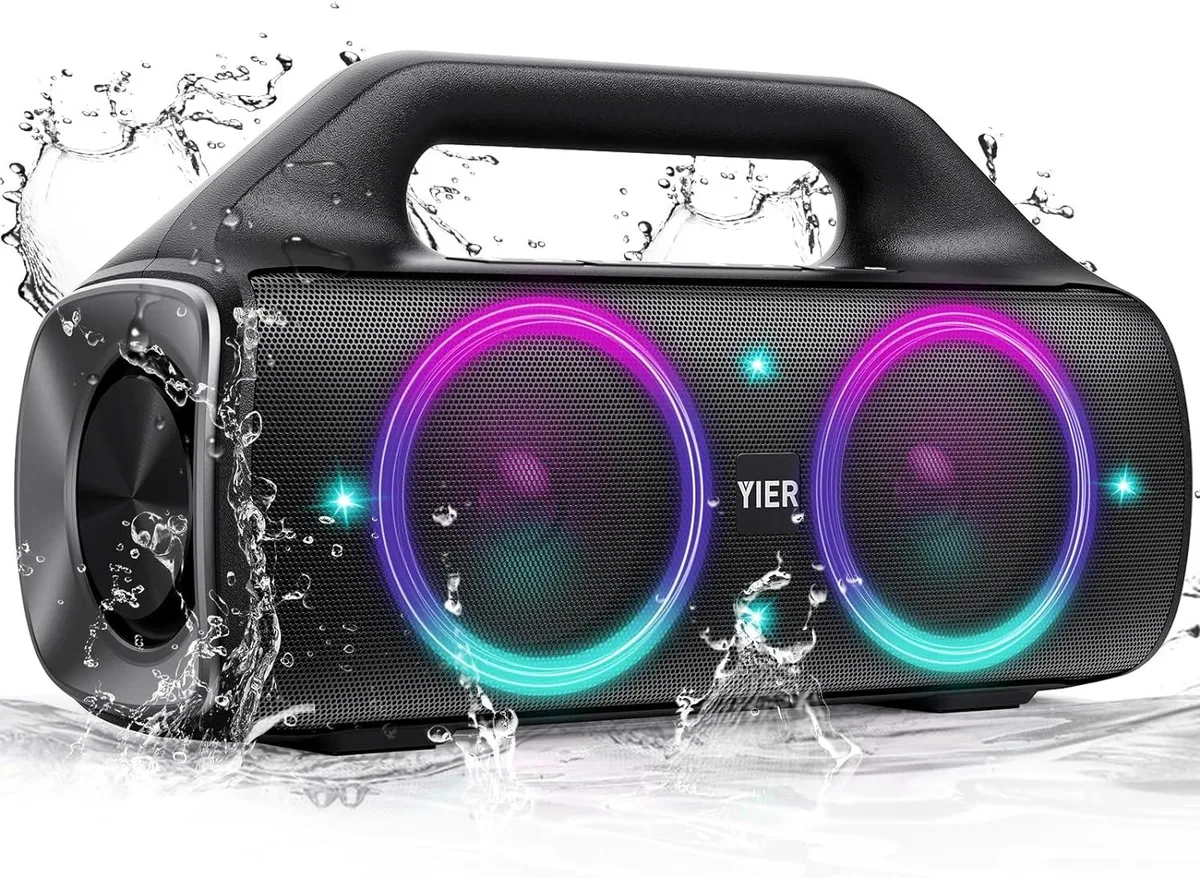 BFKK BFKK 80W Peak Portable Speaker IP67 100dB 20h 3.6in drivers — product photo