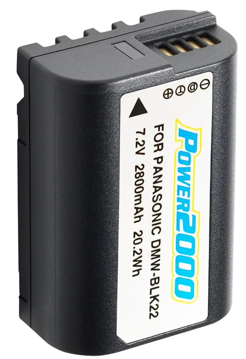 Power2000 Power2000 DMW-BLK22 camera battery 7.2V 2800mAh — product photo