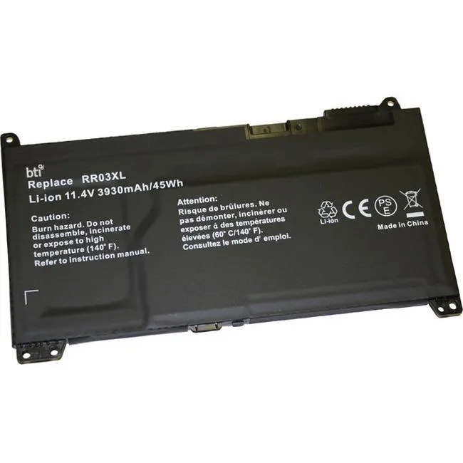 Battery Technology Inc. Battery Technology Inc. RR03XLBTI laptop battery 3930 mAh 11.4 V — product photo