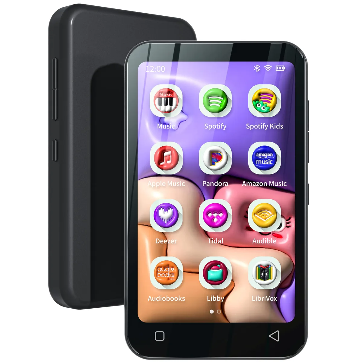  TIMMKOO 80GB Kids MP3 Player 4" LCD Touch Black — product photo
