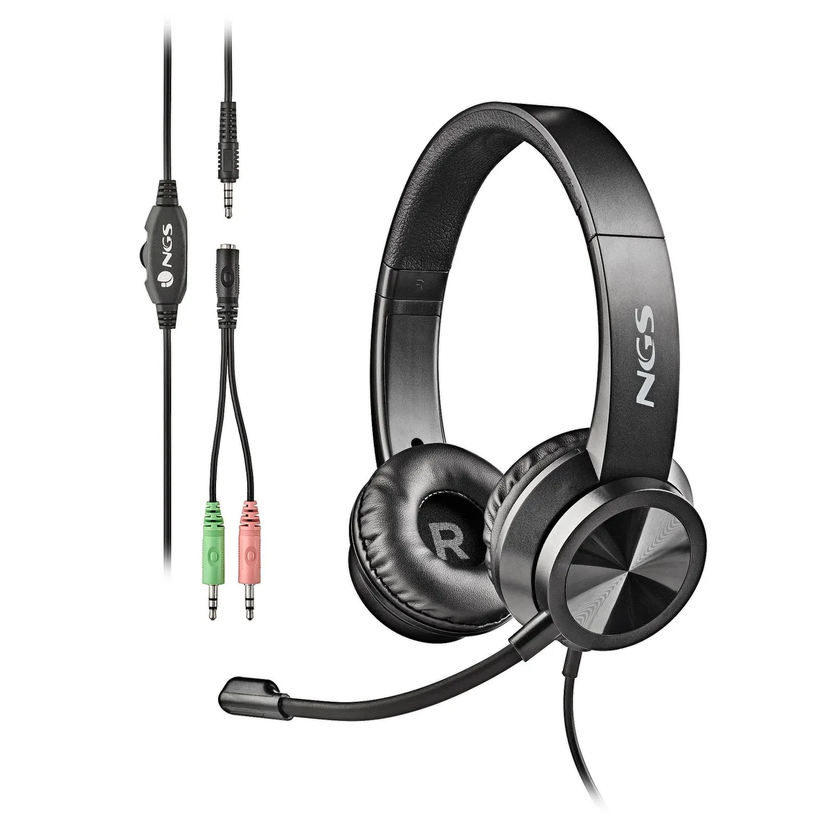 NGS NGS MSX11PRO Gaming Headset 3.5mm Jack 1.8m Cable — product photo