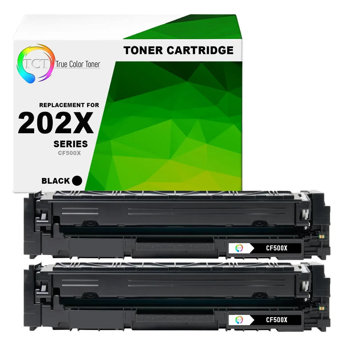 True Color Toner True Color Toner CF500X Black Toner Cartridge 2 Pack 3200 Pages — product photo