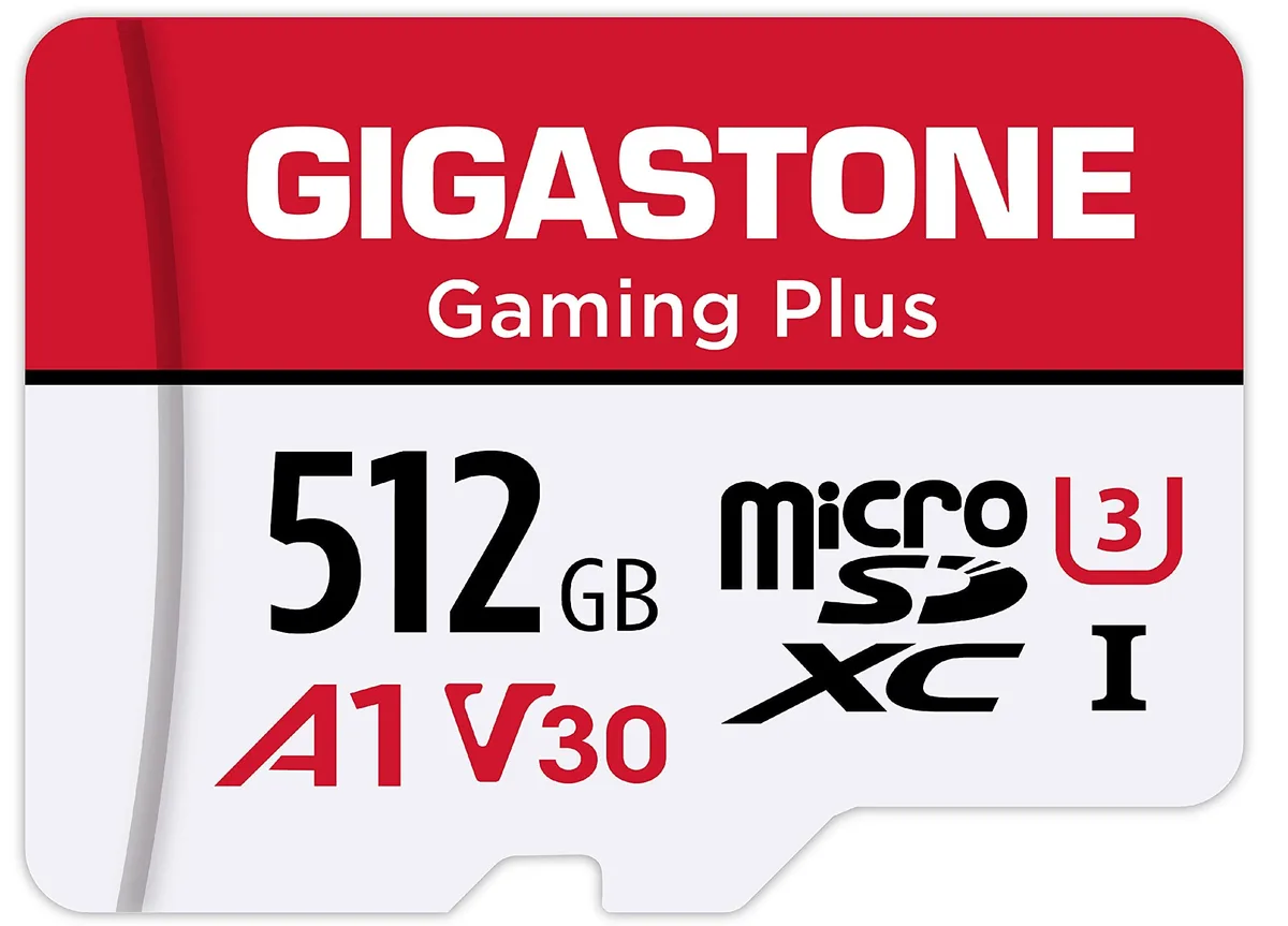 Gigastone Corporation Gigastone Corporation Gaming Plus 512GB MicroSDXC memory card — product photo