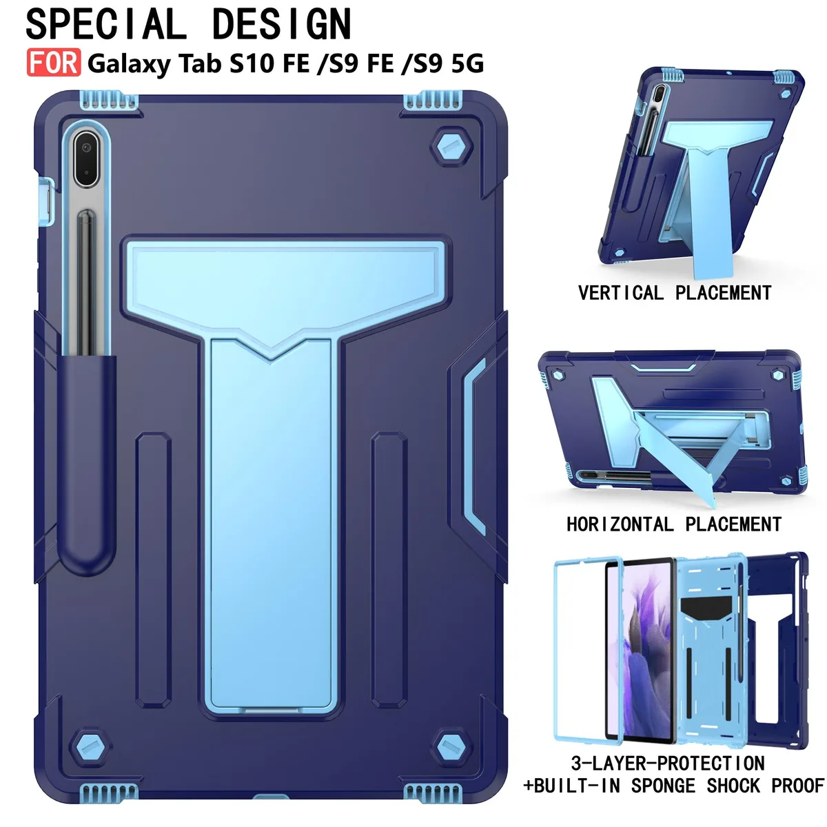 anicestore anicestore SM-X520/X526B/X528U laptop case 10.9 inch Navy Blue — product photo