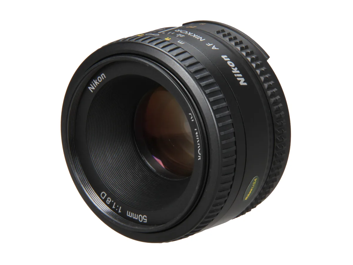 Nikon Inc Nikon Inc 2137 AF NIKKOR 50mm f/1.8D camera lens — product photo