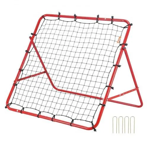 VEVOR VEVOR Soccer Rebounder Net 39"x39" 45-ply PE 4 U-nails 24 bungees — product photo