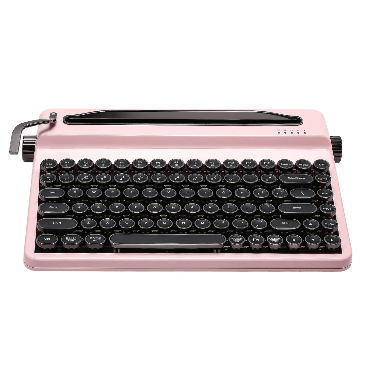 YUNZII YUNZII QL75 75% Wireless Mechanical Gaming Keyboard Pink Cocoa Cream V2 Switch — product photo