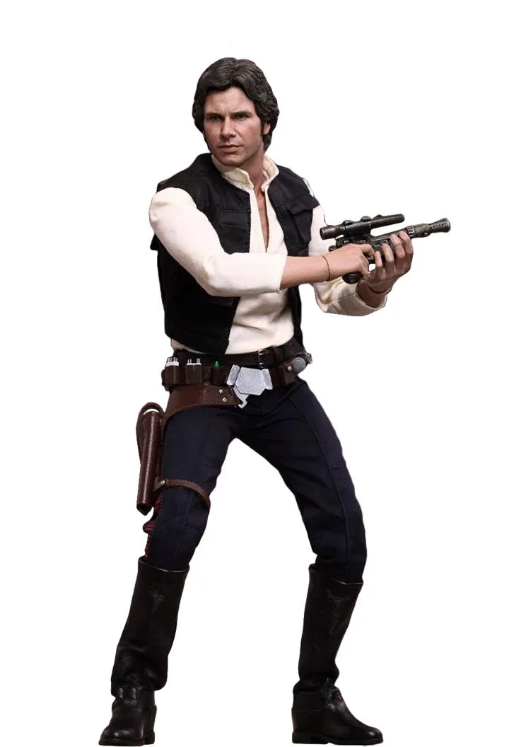 Hot Toys Hot Toys MMS261 Star Wars Episode IV A New Hope Han Solo Deluxe Version 1/6 Scale Action Figure — product photo