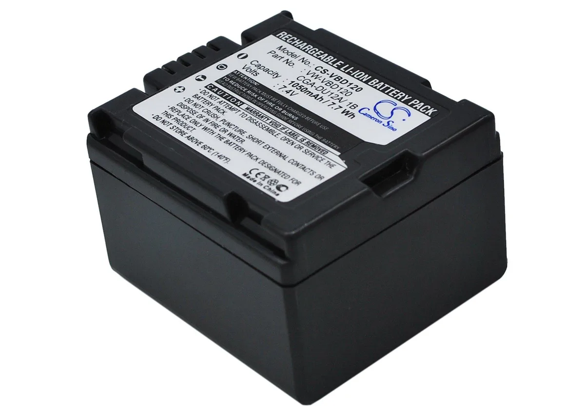  cameron sino Replacement Battery 1050mAh 7.4V CGA-DU12 — product photo