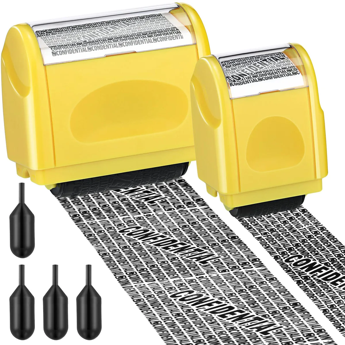  Stamp 2 Pack Yellow 12.3 cm 0.09 kg — product photo