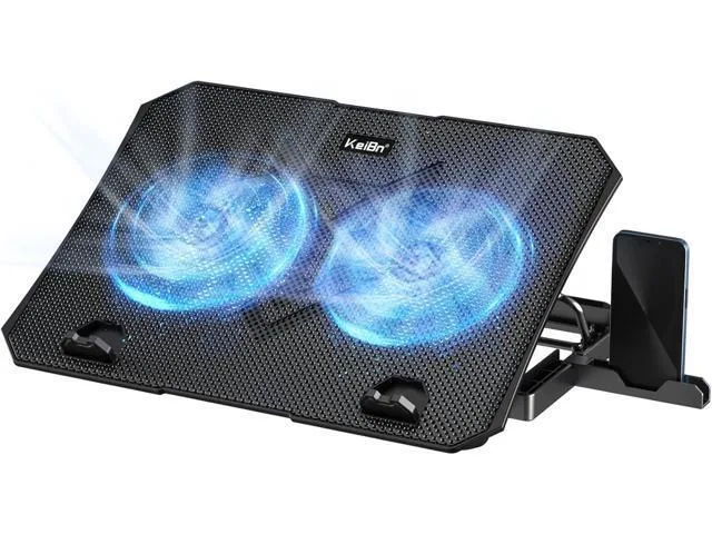 LORDWORLD LORDWORLD Laptop Cooling Pad 2 Fans 10-15.6 Inch 5 Heights 2 USB S039 — product photo