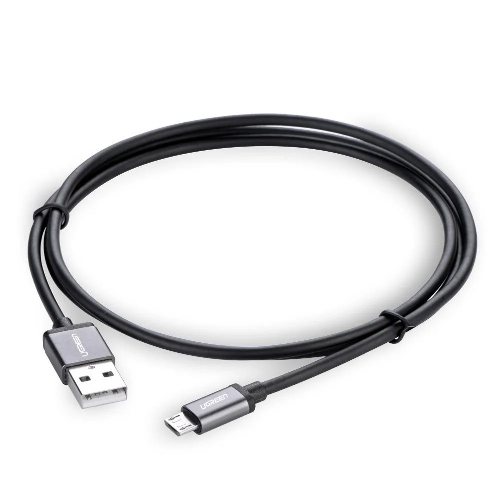 TeKit TeKit 10827 Micro USB 2.0 to USB A cable 10ft 3.0m Black — product photo