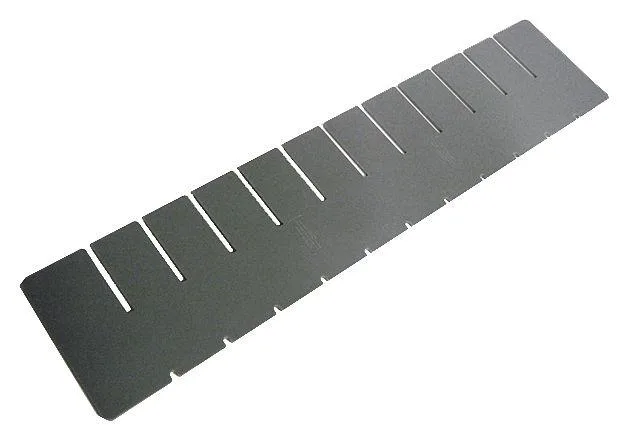 Lewisbins Lewisbins DV1625 Grey Long Divider 14.8 x 1.9 In — product photo
