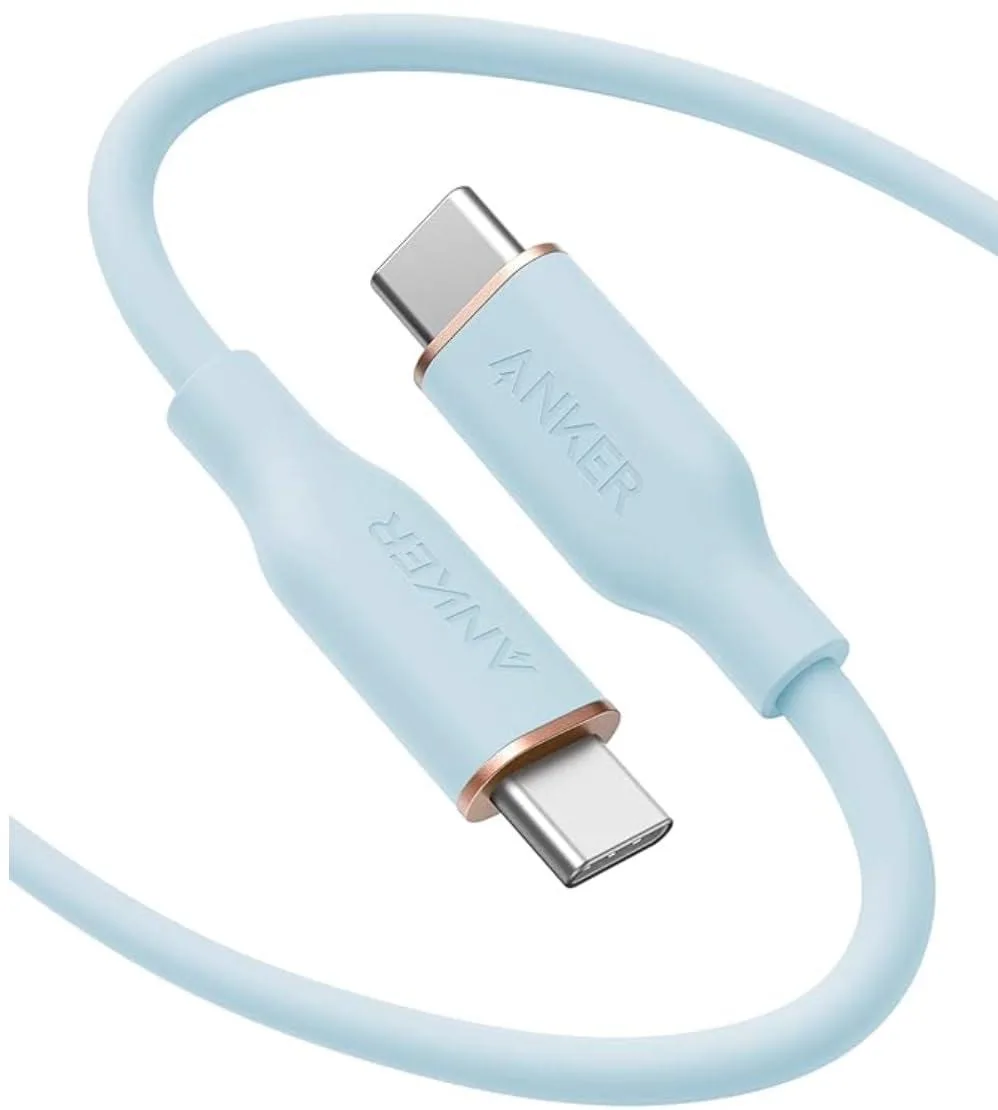 Anker Anker PowerLine III Flow USB-C Cable 240W 6 ft Blue — product photo
