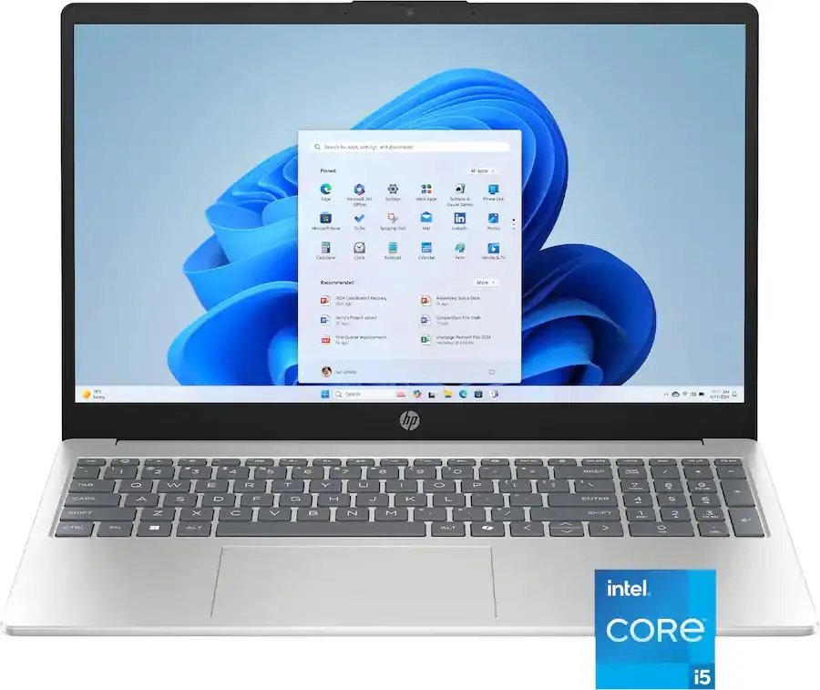HP HP 15-fd0215dx laptop Core i5-1334U 16GB 512GB 15.6" touch FHD — product photo