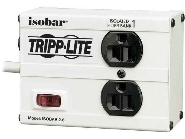 Tripp Lite Tripp Lite ISOBAR2-6 2-outlet surge protector 6 ft 1410 J — product photo
