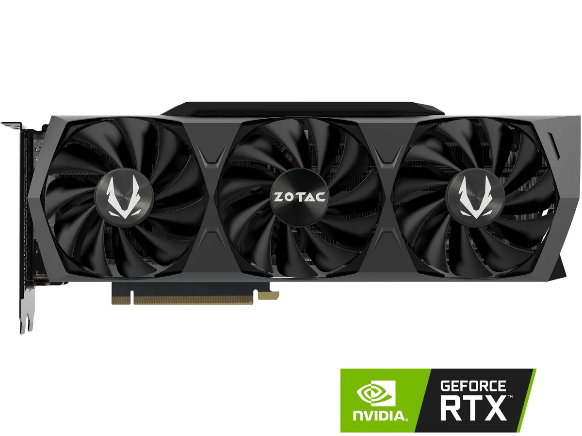 ZOTAC ZOTAC GeForce RTX 3080 Trinity OC LHR graphics card ZT-A30800J-10PLHR — product photo