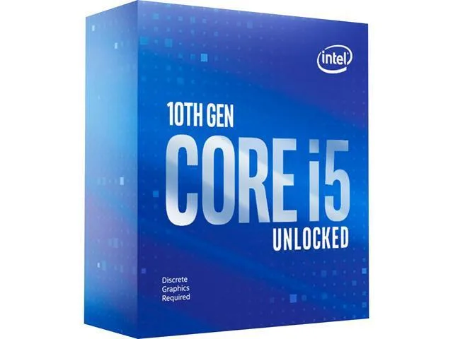 Intel Intel Core i5-10600KF 4.1 GHz 125W LGA 1200 desktop processor — product photo