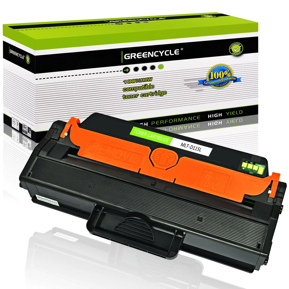 GREENCYCLE GREENCYCLE MLT-D115L High Yield Black Toner Cartridge 3000 Pages — product photo