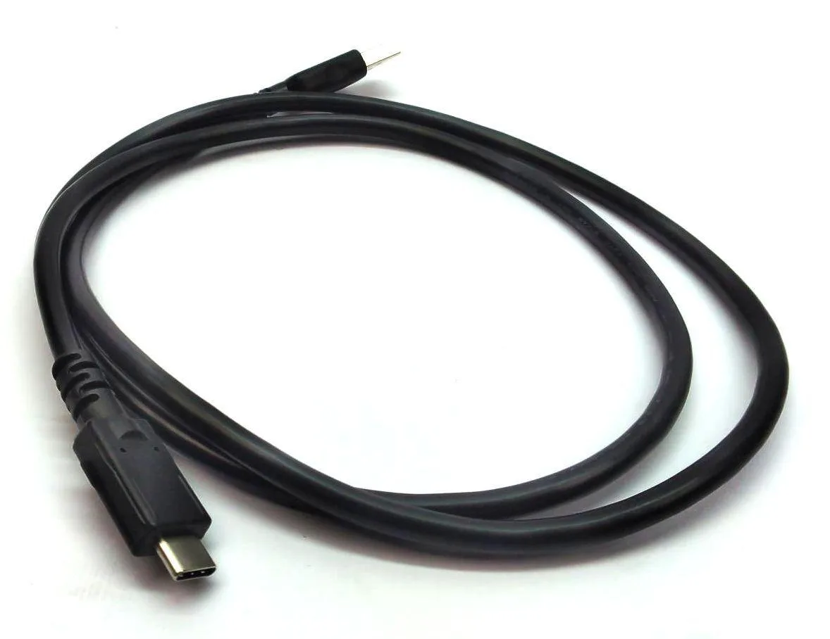 Zebra USB-C to USB-A cable, 3.28 ft, black finish