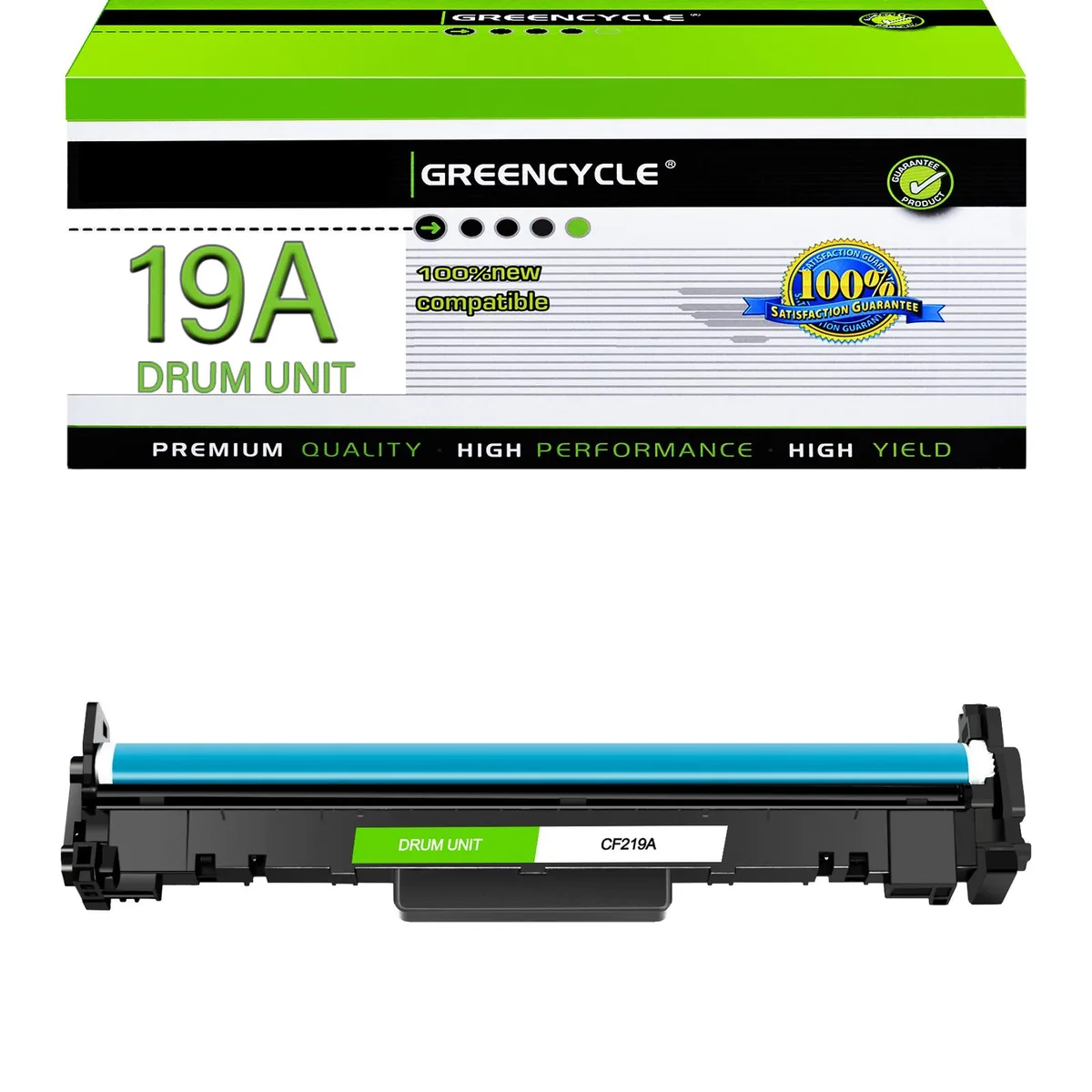 GREENCYCLE GREENCYCLE CF219A 19A Drum Unit Black 1-Pack 12000 Pages — product photo