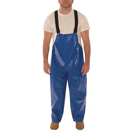 TINGLEY RUBBER CORP. TINGLEY RUBBER CORP. O22001 Rain Bib Overall, Polyurethane, 31 in Inseam, 10 mil Thickness, XL, Blue — product photo