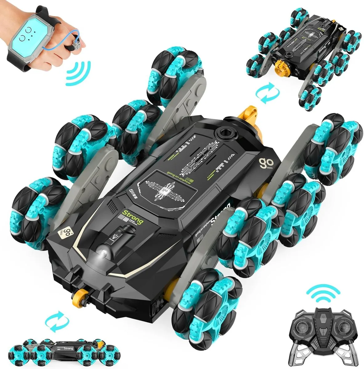 usbroway usbroway 8WD Gesture Sensing RC Stunt Car 2.4 GHz 360° Spray — product photo