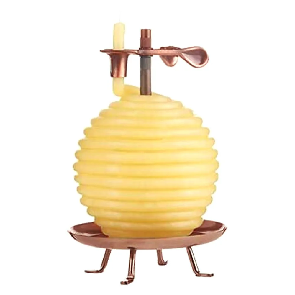 Tvtimedirect Tvtimedirect Eclipse Candle by the Hour 60 Hour Round Beeswax Home Accent — product photo