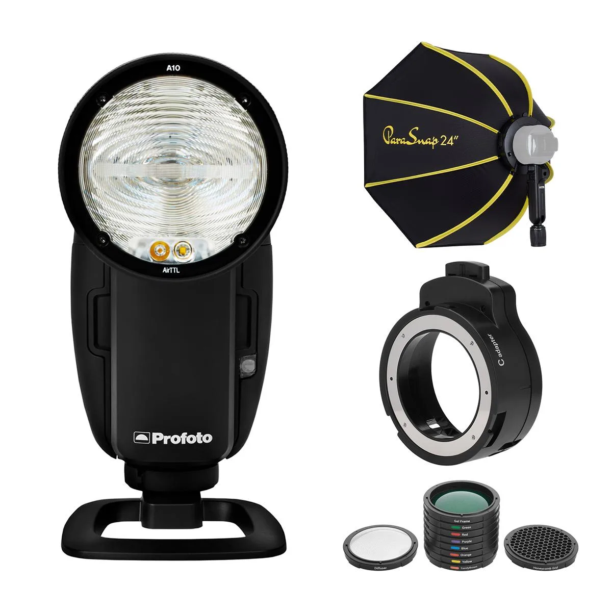 Profoto Profoto A10 On and Off Camera Flash for Canon with Accessories Bundle — product photo