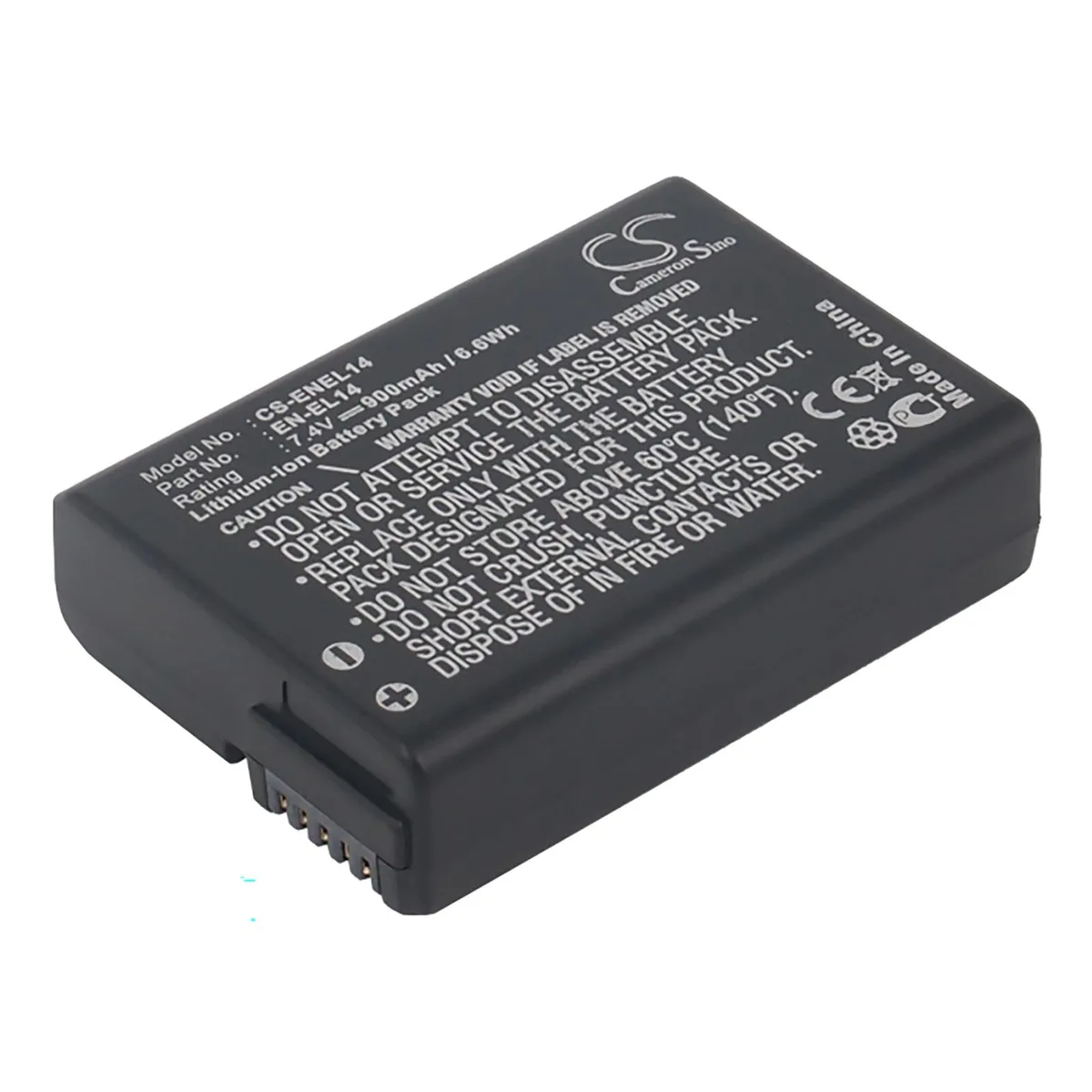 Cameron &amp; Co Cameron &amp; Co DS-CS-ENEL14 camera battery EN-EL14 7.4V 900mAh — product photo