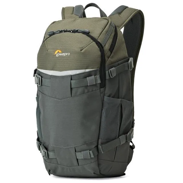 Lowepro Lowepro Flipside Trek BP 250 AW camera backpack, Grey/Dark Green — product photo