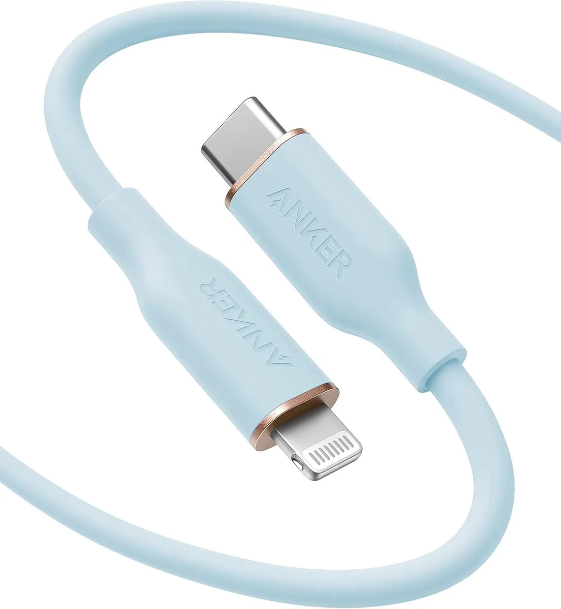 MCHOSE MCHOSE USB-C to Lightning Cable MFi Certified Misty Blue 6ft — product photo