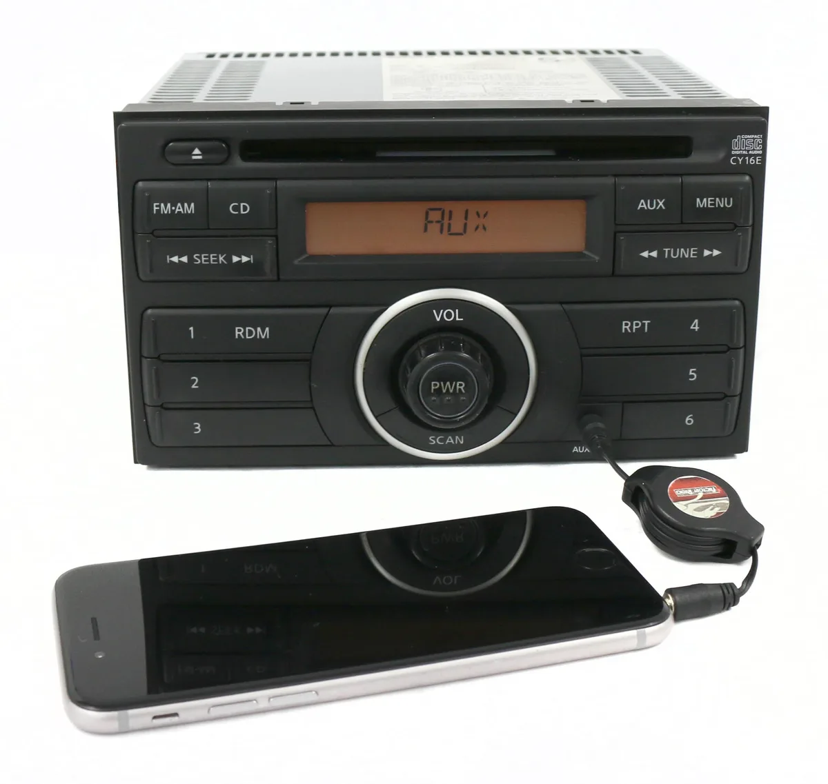 1 Factory Radio 1 Factory Radio 281851FC0B Nissan Cube 2009-14 AM FM CD Aux receiver — product photo