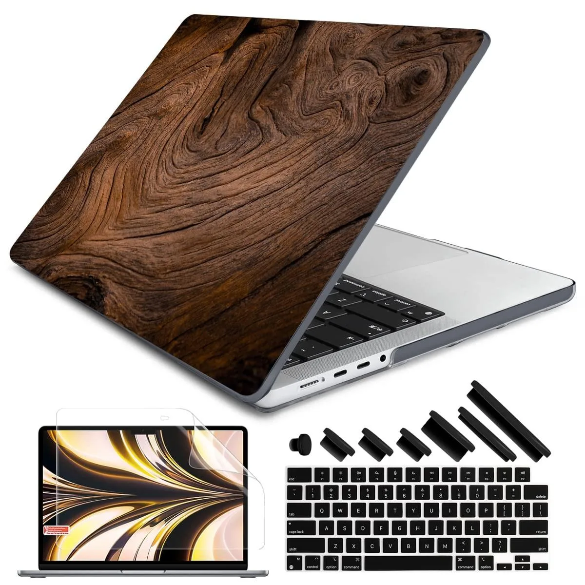 ARCTIC ARCTIC 2 in 1 accessory for MacBook Pro 14 inch 2021-2025 Wood Grain — product photo