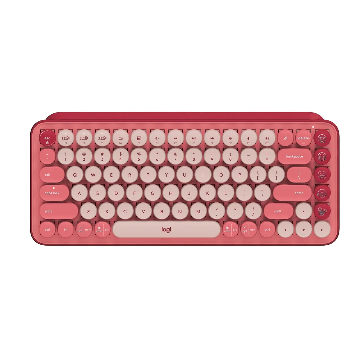Logitech Logitech POP Keys Mechanical Wireless Keyboard Heartbreaker Rose — product photo