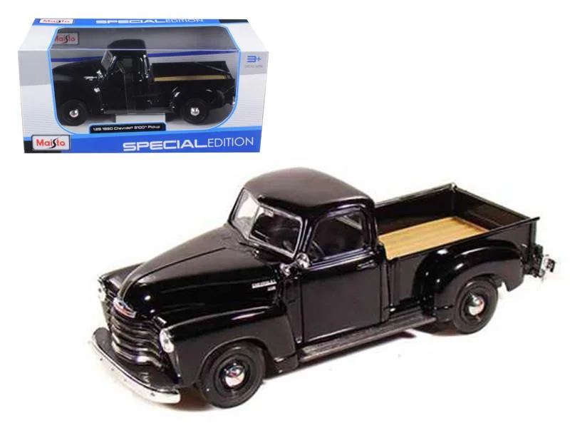 Maisto Maisto 1950 Chevrolet 3100 Pickup Truck Black 1/25 Diecast Vehicle — product photo