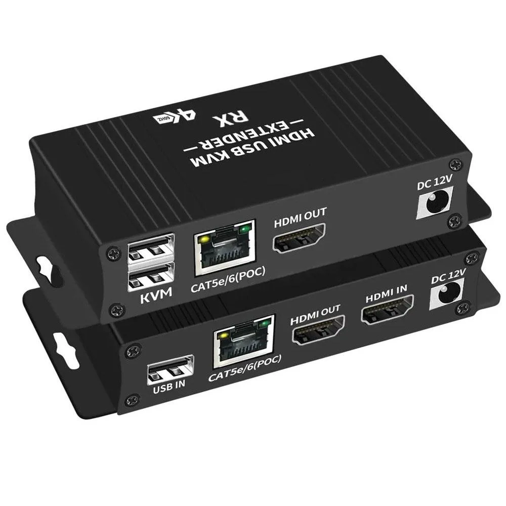 ESTONE ESTONE OZD5-1D6-1 HDMI USB KVM Extender 4K60Hz 60m — product photo